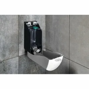 AQUALINE 1319-73 Emiko dávkovač tekutého mydla nástenný 1000 ml, biela