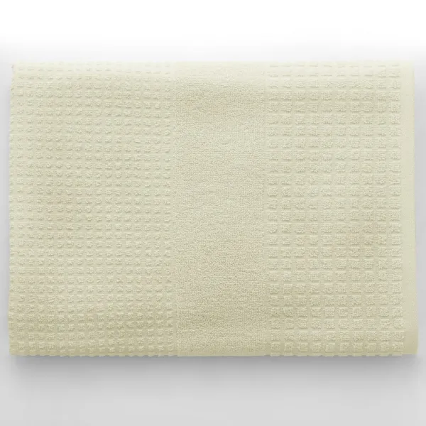 Bavlnený uterák AmeliaHome Plano krémový, veľkosť 70x140