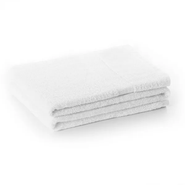 Bavlnený uterák DecoKing Marina 50x100 cm biely, veľkosť 50x100