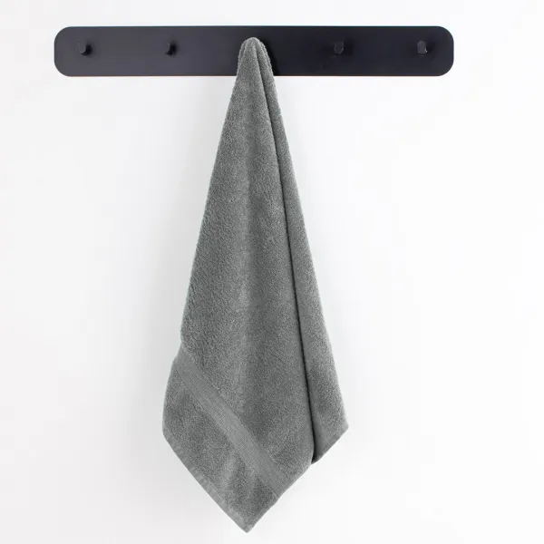 Bavlnený uterák DecoKing Marina sivý, veľkosť 70x140