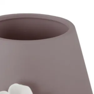 AmeliaHome Keramická váza Lusitiono cappuccino, veľkosť 13x13x12