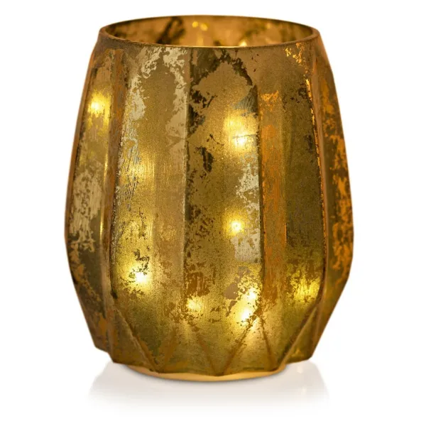 LED svietnik AmeliaHome CORDOBA 12x13 cm fľašovo zelená, veľkosť 12*13