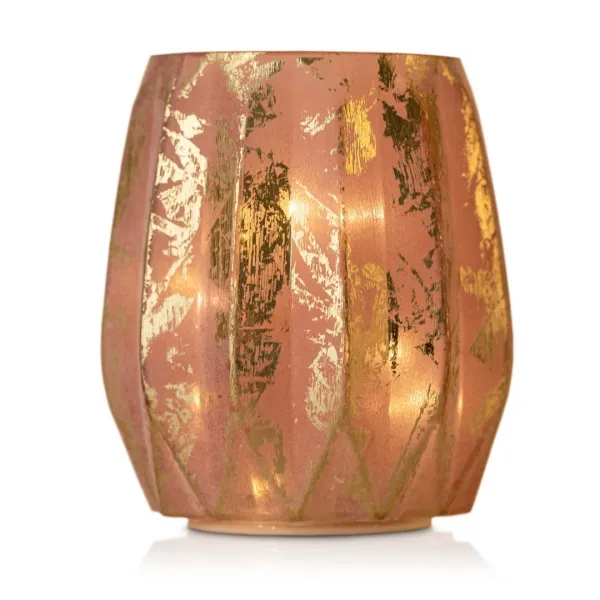 LED svietnik AmeliaHome CORDOBA 12x13 cm púdrovo ružový, veľkosť 12*13