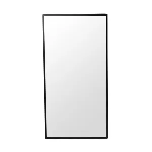 Umbra Nástenné zrkadlo Cirko čierne, veľkosť 30x13x62