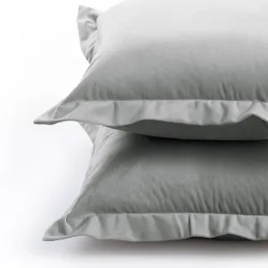 Obliečky na vankúše AmeliaHome Velvet Side Si sivé, veľkosť 50x70