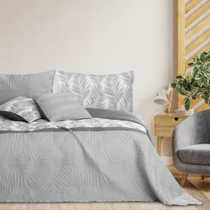 AmeliaHome Obojstranný prehoz Tropical 170x210 cm šedý, veľkosť 170x210