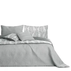 AmeliaHome Obojstranný prehoz Tropical 170x210 cm šedý, veľkosť 170x210