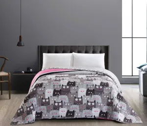 Obojstranný prehoz na posteľ DecoKing CATSINVASION, veľkosť 170x270
