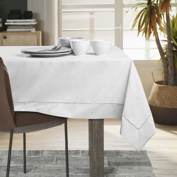 Obrus AmeliaHome GAIA PPG biely, veľkosť 140x340