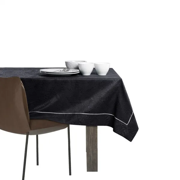 Obrus AmeliaHome GAIA PPG čierny, veľkosť 140x320