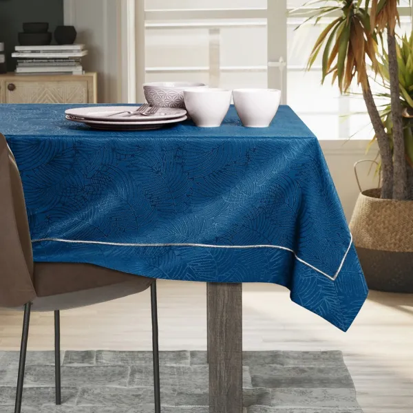 Obrus AmeliaHome GAIA PPG indigový, veľkosť 140x340