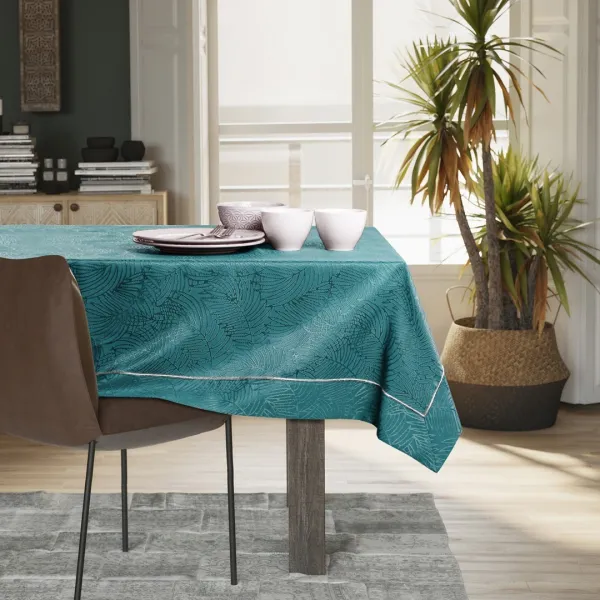 Obrus AmeliaHome GAIA PPG morská modrá, veľkosť 140x320