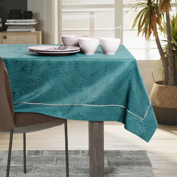 Obrus AmeliaHome GAIA PPG morská modrá, veľkosť 140x320