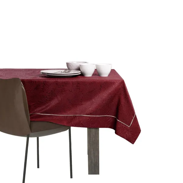 Obrus AmeliaHome GAIA PPG tmavočervený, veľkosť 140x340