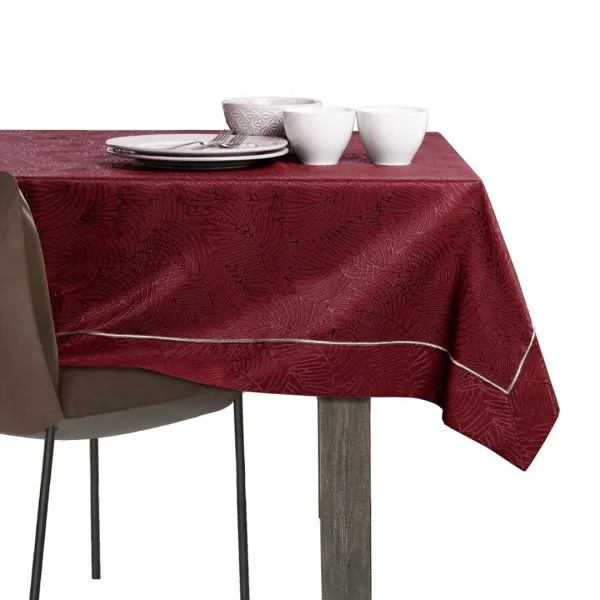 Obrus AmeliaHome GAIA PPG tmavočervený, veľkosť 140x340
