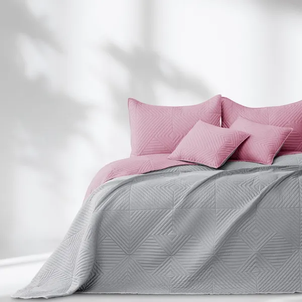AmeliaHome Prehoz na posteľ Sofia ružový, veľkosť 260x280