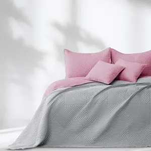 AmeliaHome Prehoz na posteľ Sofia ružový, veľkosť 260x280