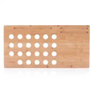 HOMEDE Stojan na notebook Mirken hnedý, veľkosť 57,5x29,5x3