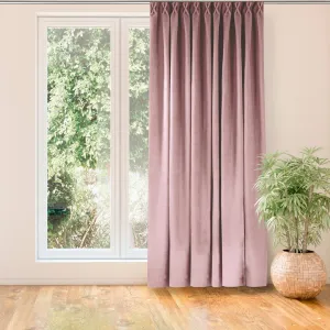 Filumi Záves Homede Milana s riasiacou páskou Flex 7,5 cm a dvojitým záhybom ružový, veľkosť 280x270