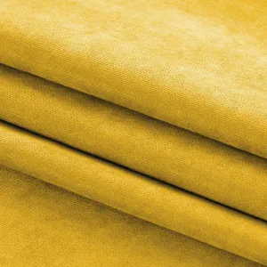 Filumi Záves Homede Milana s riasiacou páskou Flex 9,5 cm a dvojitým záhybom horčicovo žltý, veľkosť 280x270
