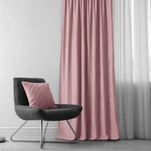 Filumi Záves Homede Milana s riasiacou páskou Wave 7 cm ružový, veľkosť 220x270