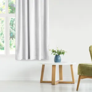 Záves AmeliaHome Velvet s multifunkčnou páskou biely, veľkosť 140x270