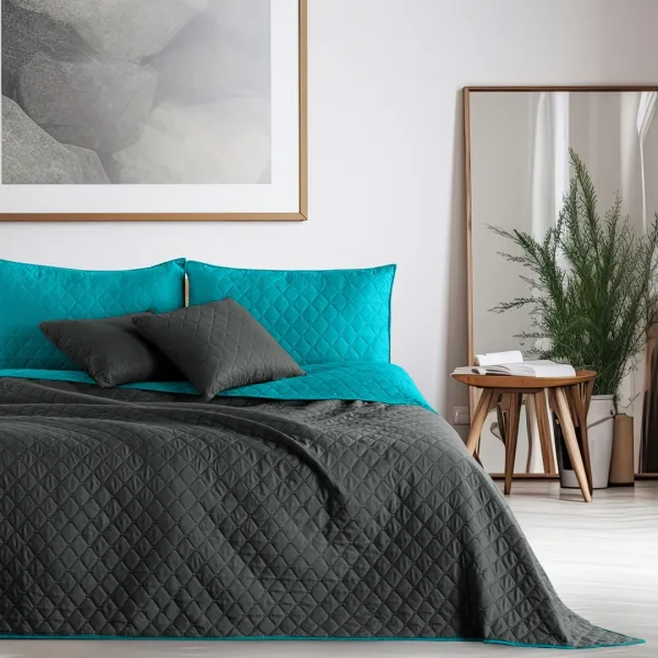 Prikrývka na posteľ DecoKing AXEL zelená, veľkosť 170x270