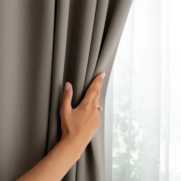 Záves AmeliaHome Blackout s multifunkčnou páskou béžový, veľkosť 140x175