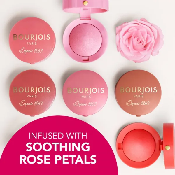 Bourjois Little Round Pot Blush lícenka odtieň 54 Rose Frisson 2,5 g