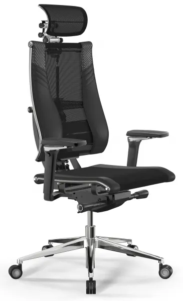 METTA Ergonomická kancelárska stolička YOGA 4D Triumph, čierna