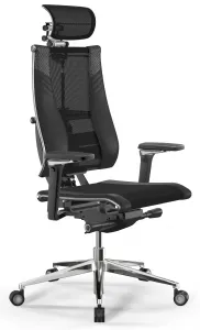 METTA Ergonomická kancelárska stolička YOGA 4D Triumph, čierna