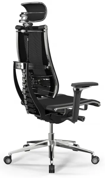 METTA Ergonomická kancelárska stolička YOGA 4D Triumph, čierna