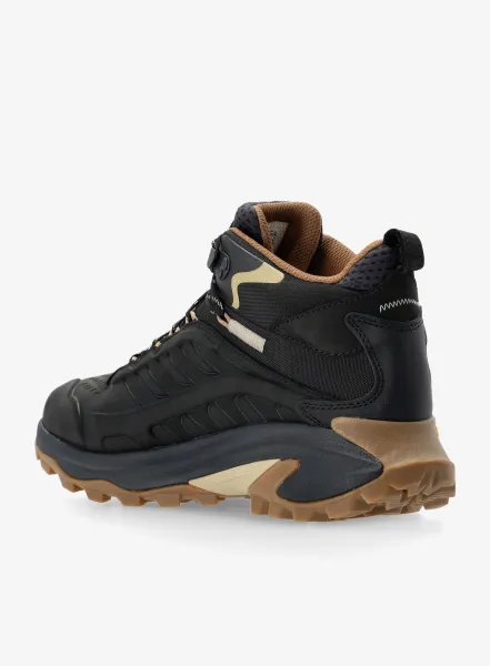 Turistické topánky Merrell Moab Speed 2 LTR Mid WP - black