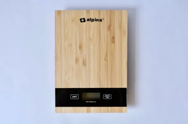 Alpina Digitální kuchyňská váha Bambus