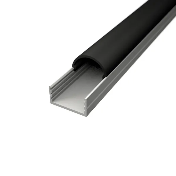 LED lišta povrchová S8 biela Dĺžka: 2m, Typ krytky: Bez krytky