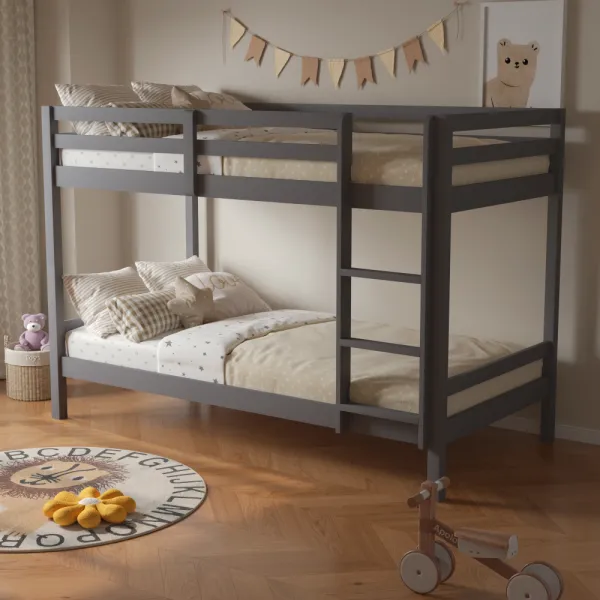 Rozložiteľná poschodová posteľ INEZA Tempo Kondela Šedá