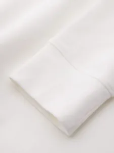 Klasické pánske tričko s dlhým rukávom krémové