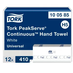 Papierové utierky skladané 1-vrstv. TORK PeakServe nadväzujúce H5