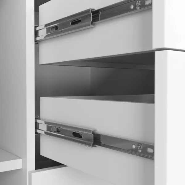 Ak furniture Komoda Torvi K 110,4 cm biela matná