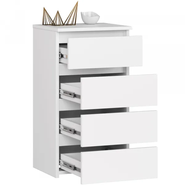 Ak furniture Komoda CL4 40 cm bílá