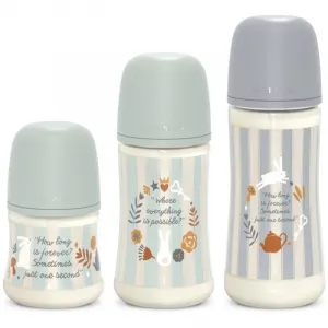 Suavinex Wonderland SX Pro Physiological Anti-Colic dojčenská fľaša M Medium Flow 3 m+ Green 270 ml