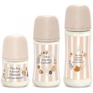 Suavinex Wonderland SX Pro Physiological Anti-Colic dojčenská fľaša L Dense Flow 6 m+ Pink 360 ml