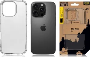 Tactical TPU Plyo Kryt pro Apple iPhone 16 Pro Transparent
