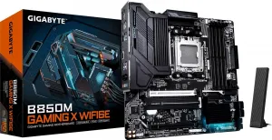 GIGABYTE MB Sc AM5 B850M GAMING X WF6E, AMD B850, 4xDDR5, 2xDP, 1xHDMI, WiFi, mATX