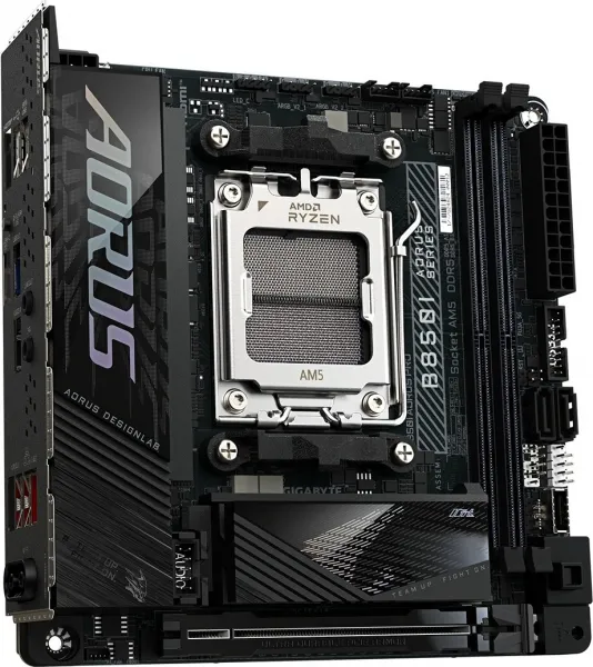 GIGABYTE MB Sc AM5 B850I AORUS PRO, AMD B850, 2xDDR5, 1xHDMI, WiFi, Mini-ITX