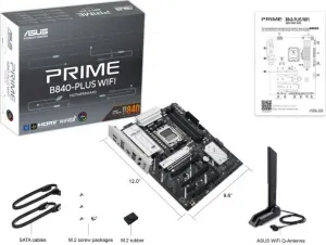 ASUS MB Sc AM5 PRIME B840-PLUS WIFI, AMD B840, 4xDDR5, 1xDP, 1xHDMI, WiFi, ATX