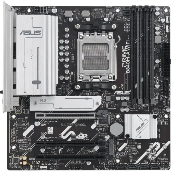 ASUS MB Sc AM5 PRIME B840M-A WIFI, AMD B840, 4xDDR5, 2xDP, 1xHDMI, WiFi, mATX