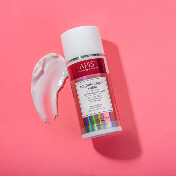 Apis Natural Cosmetics Cranberry Vitality ľahký spevňujúci krém na tvár, krk a dekolt 100 ml