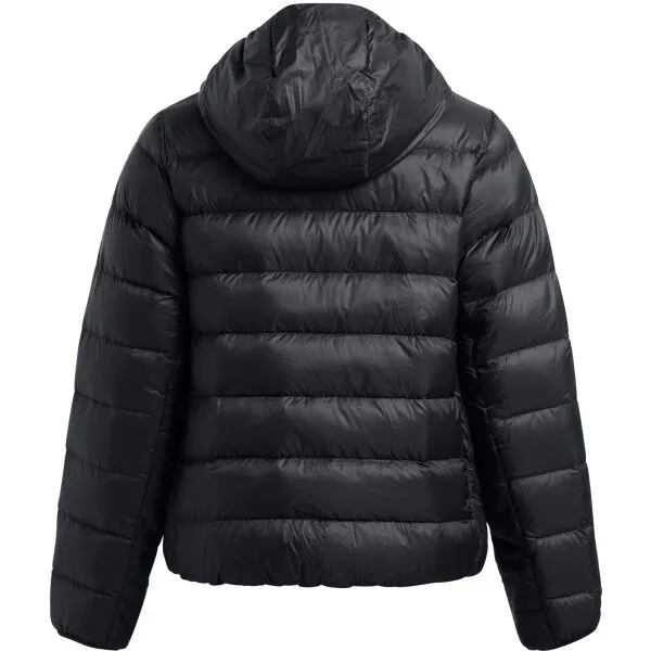 Under Armour LEGEND DOWN HOODED Dámska bunda, čierna, veľkosť