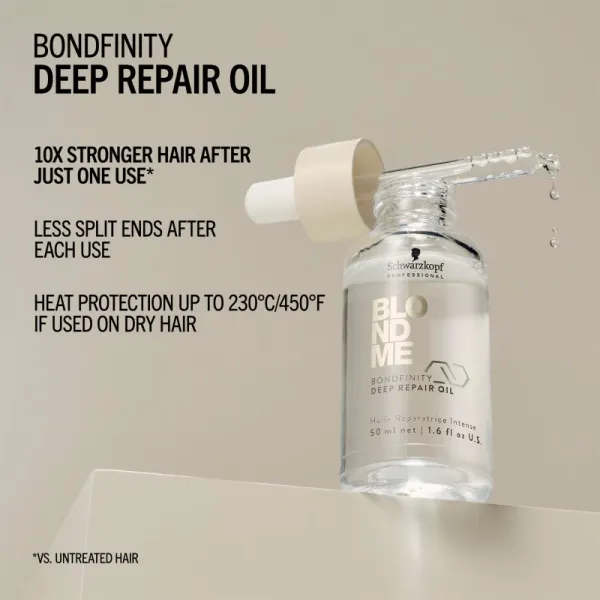 Schwarzkopf Professional Blondme Bondifity Deep Repair Oil výživný olej na vlasy 50 ml